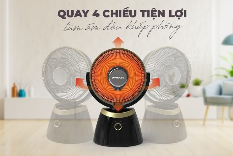 Quạt sưởi carbon Sunhouse SHD7008