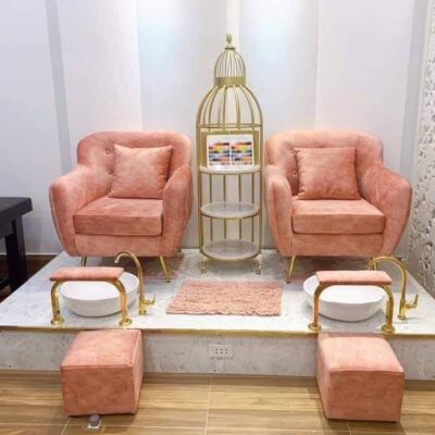 Kệ trang trí sắt gỗ phong cách hiện đại