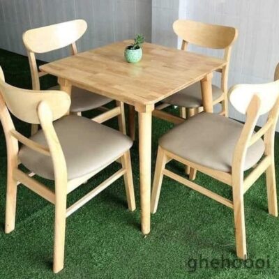 Bộ bàn ghế mango dành cho không gian cửa hàng